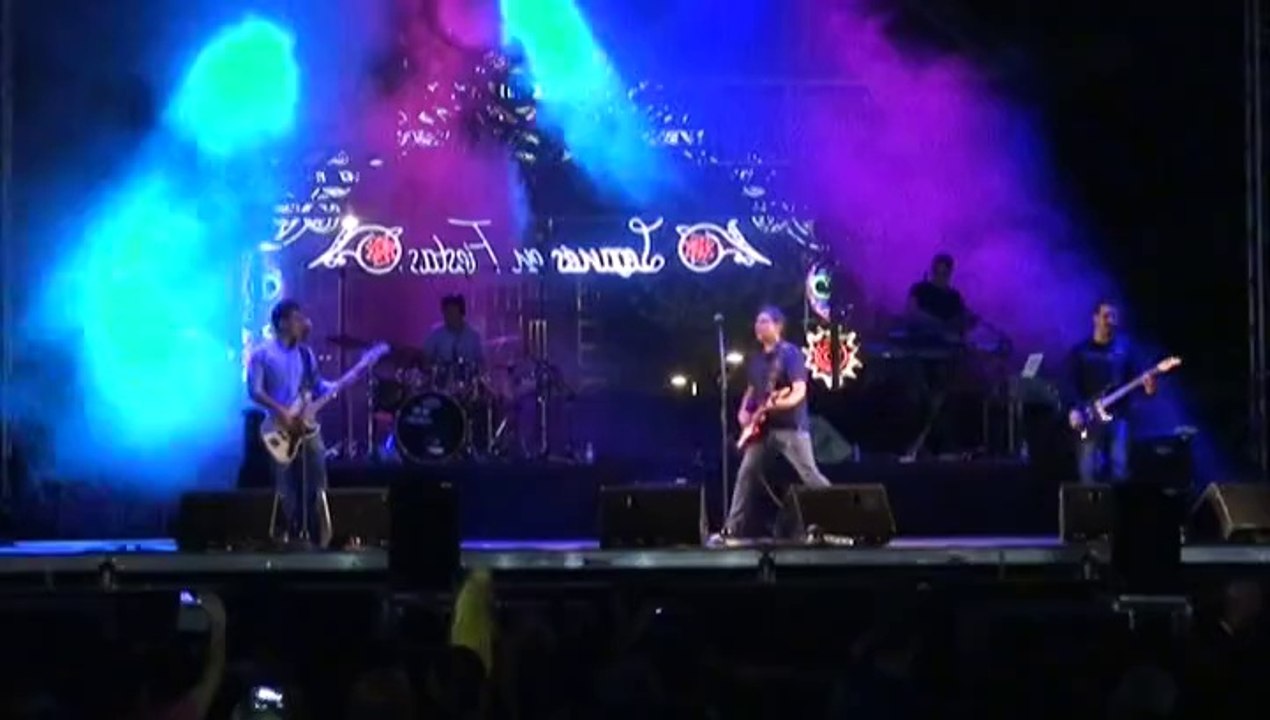 Actuación de Modestia Aparte en las Fiestas Patronales de Leganés 2014