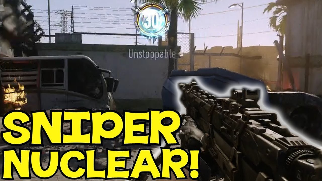 Worlds First "Sniper NUCLEAR" Gameplay - Call of Duty: Advanced Warfare Multiplayer