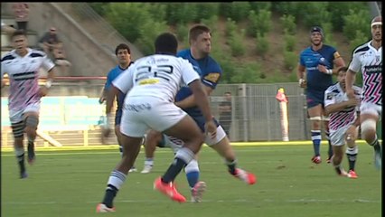 Castres-Stade Français: Essai Romain Martial (CAS) - J1 - Saison 2014-2015