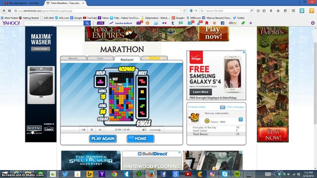 Tetris Friends Marathon