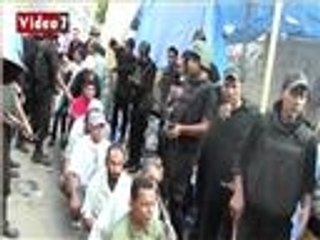 تعرض المعتقلين أثناء فض اعتصام رابعة للتعذيب