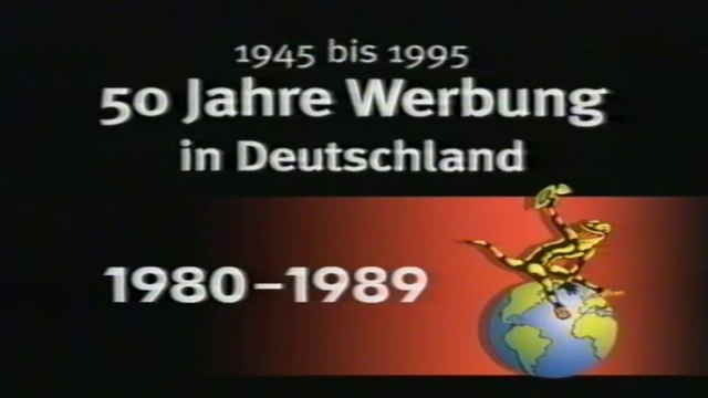 50 Jahre Werbung in deutschland - 4v4 - Die 80er-90er - 1995 - by ARTBLOOD