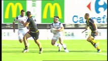 Brive-La Rochelle: Essai Gaëtan Germain (BRI) - J1 - Saison 2014-2015