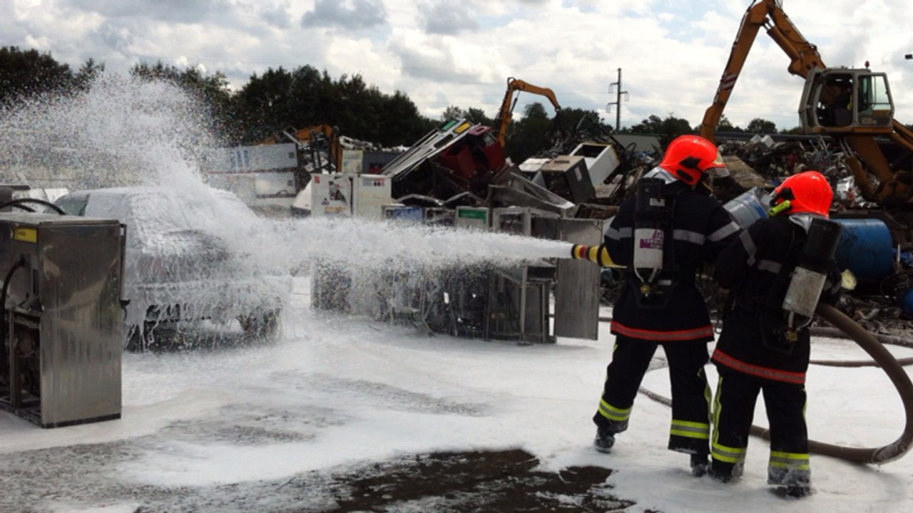 Exercice des pompiers