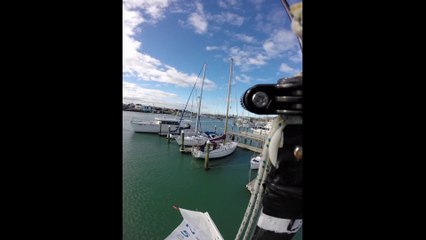 mast head gopro first try