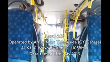 Arriva Kent Thameside ALX400 Volvo B7TL 6112 LJ05BMO route 256