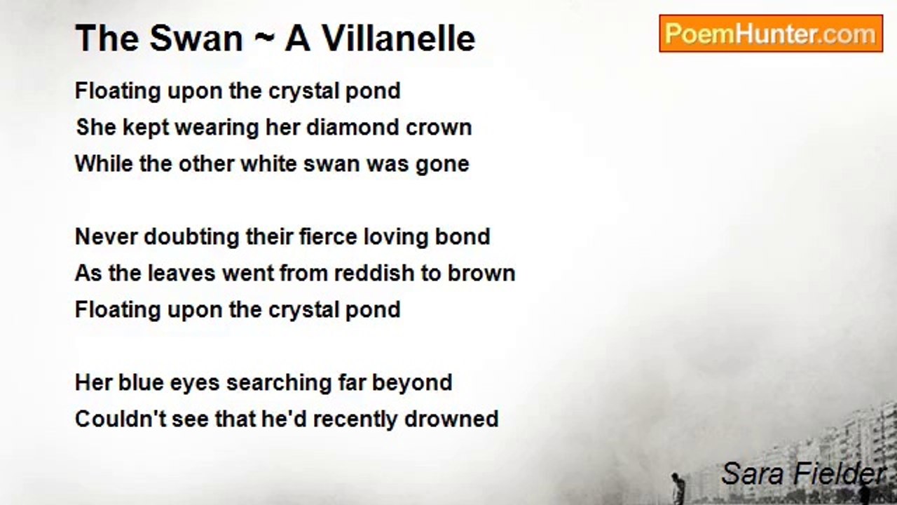 Sara Fielder - The Swan ~ A Villanelle