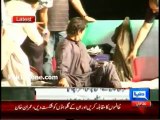 Imran Khan Sleeps At The Container