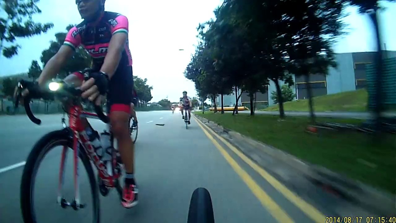 Close call, run over wooden log but calmly handle. Good handling skill