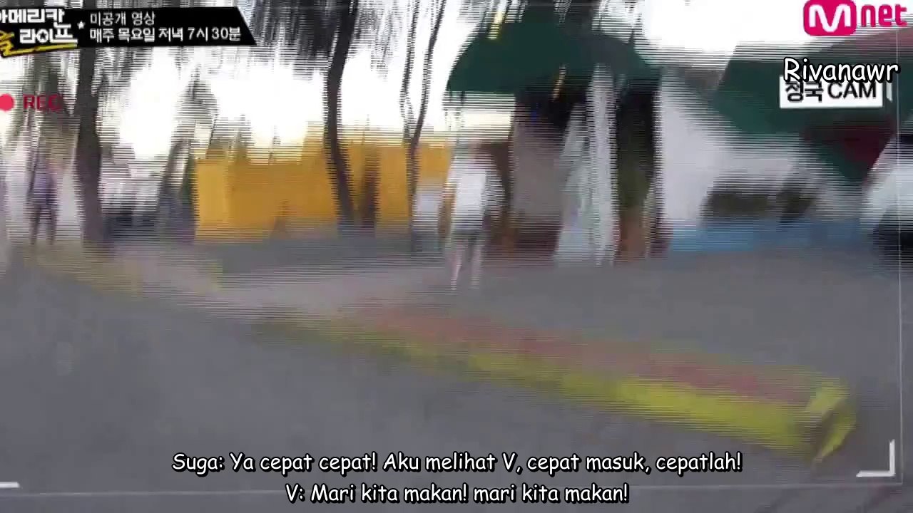 [INDO SUB] [American Hustle Life] Unreleased Cut - Ep.3 [BTS의 아메리칸허슬라이프] Ep.3 미공개영상 방탄소년단 뷔, 슈가, 정국의 스케이트보드 묘기 !