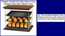 Cal-Mil 815-52A Clear 3-Tray Display Case with 3 Black Trays Review