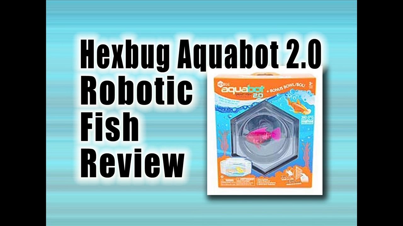 Hexbug Aquabot 2.0 Robotic Fish Review : Best Xmas Toys For Kids 2014-2015