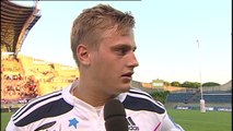 Castres-Stade Français: Interview Jules Plisson (PAR) - J1 - Saison 2014-2015