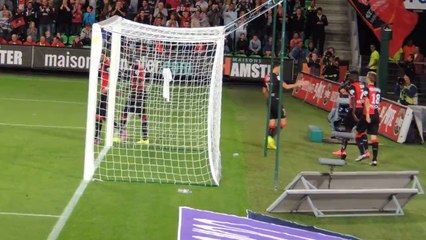 16/08/14 : SRFC-ETG : but de Ntep vu des Tribunes
