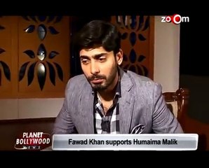 Fawad Khan supports Humaima Malik - Bollywood News