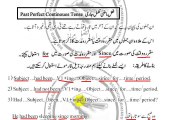 Past Perfect Continuous Tense By Sir Abid Afzal Majaaz
