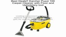 Karcher Puzzi 100 Carpet Cleaner with Floor and Upholstery tool Review