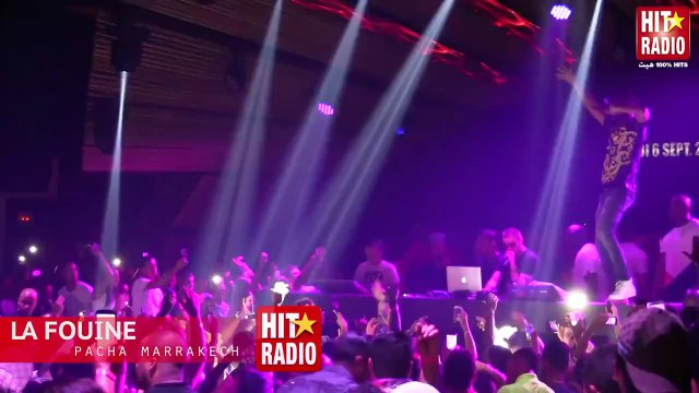 Live de La Fouine au Pacha Marrakech avec HIT RADIO - 2014