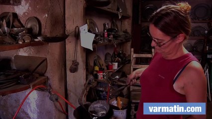 Artisanat dans le Var: "Je suis la dernière potière d'étain dans le grand sud"