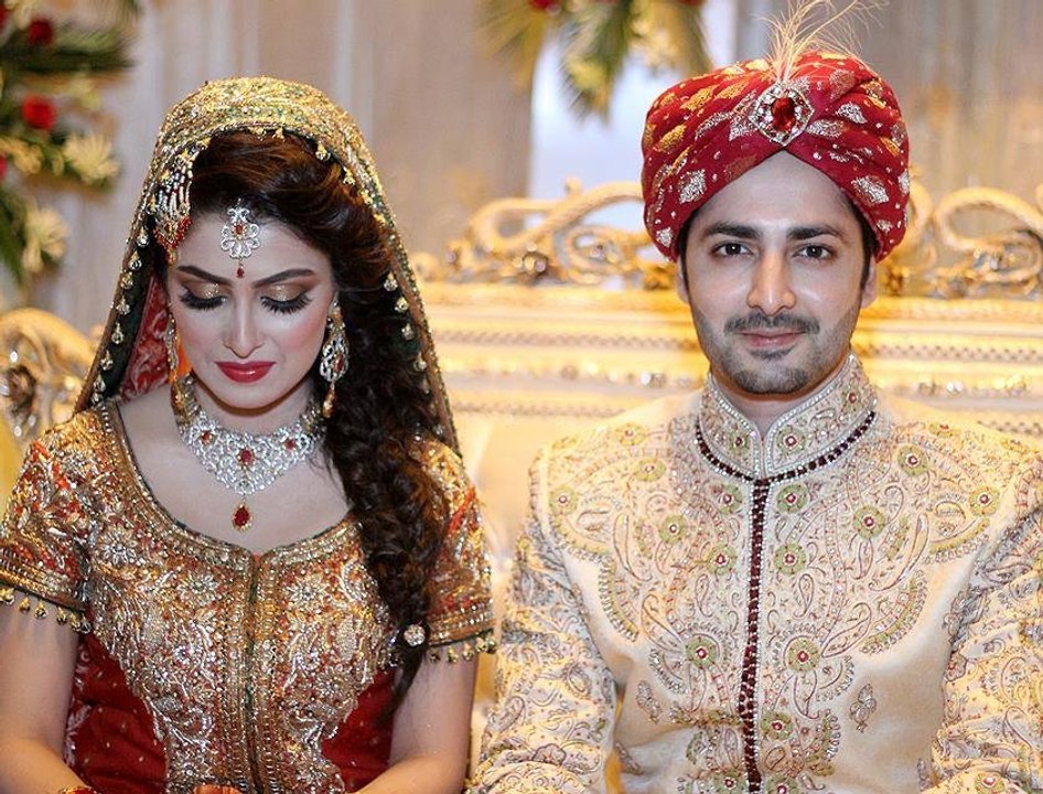 Aiza Khan and Danish Taimoor Barat Pictures