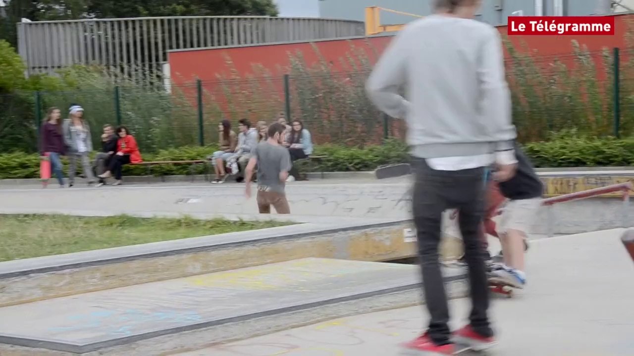 Lannion. Premier "contest" sur le skate-park