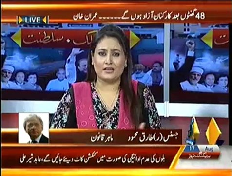 Justice (R) Tariq Mehmood Response On Imran Khan Speech