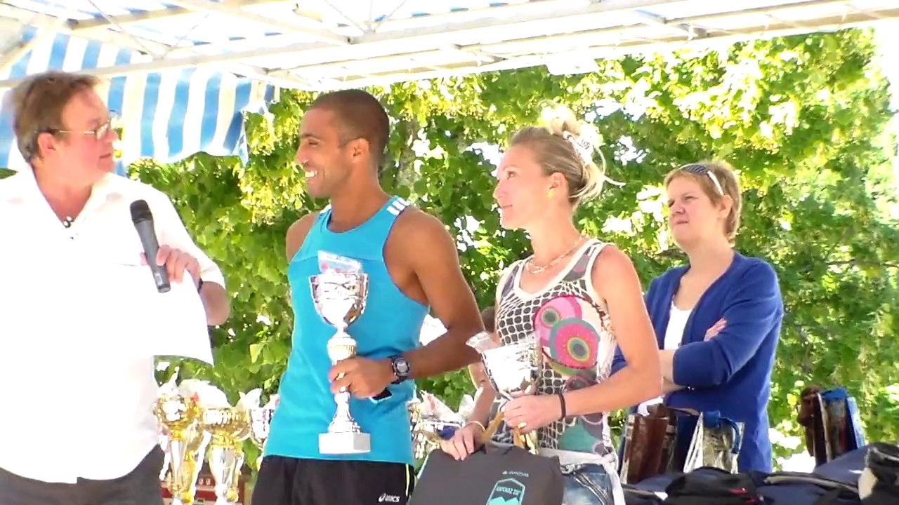 Podium 11emes foulees des garrigues Mejannes-le-Clap (30)