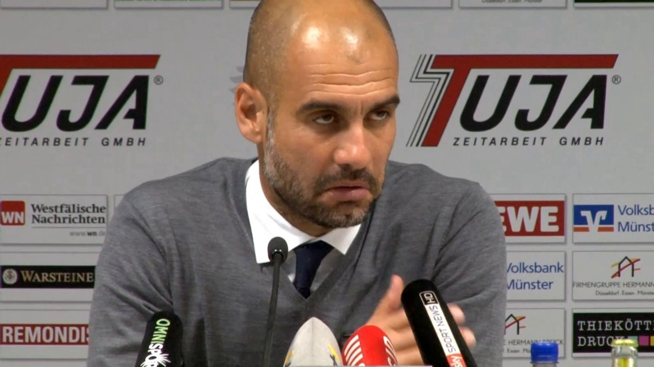 Neuzugang? Pep: "Können auch so weitermachen"