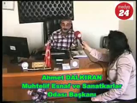 ANKARA KALECİK MUHTELİF ESNAF VE SANATKARLAR ODA BAŞKANI AHMET DALKIRAN ESNAFIN SORUNLARINA İLİŞKİN MEDYA 24'E KONUŞTU