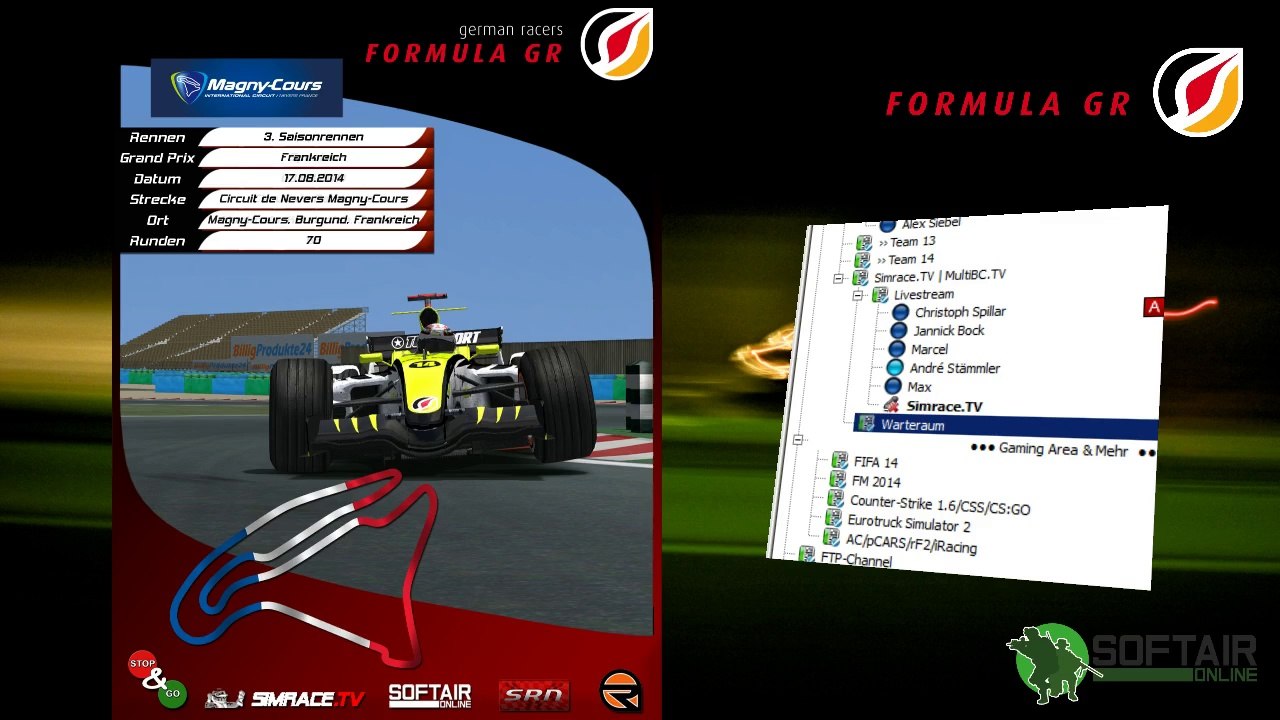 Formula GR - 3. Lauf in Frankreich