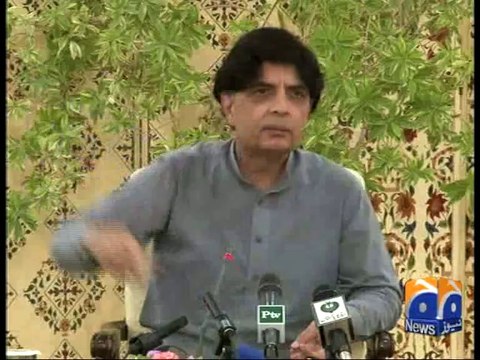 Committees formed for talks with PTI, PAT: Nisar-17 Aug 2014