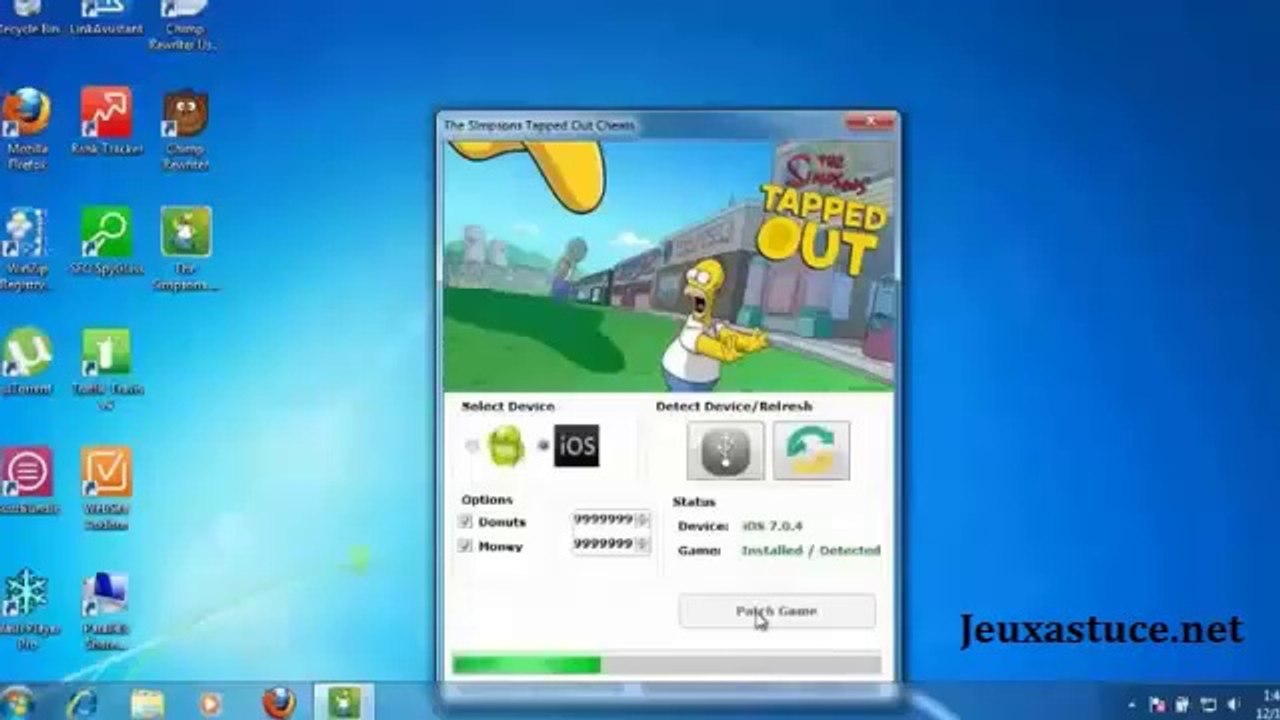 Simpsons tapped out hack Illimité coins et donuts