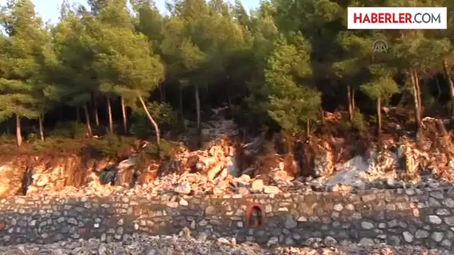 Bodrum'da DSİ isale hattı patladı -