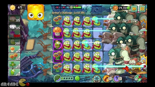 Plants Vs Zombies 2 Dark Ages Gargantuar's Here Arthur's Challenge Level 187 Nailed It