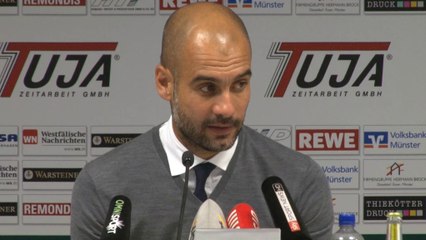Copa Pokal Alemania - Guardiola espera mejorar pronto