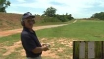 World record one thousand yard shot with 9 mm handgun
