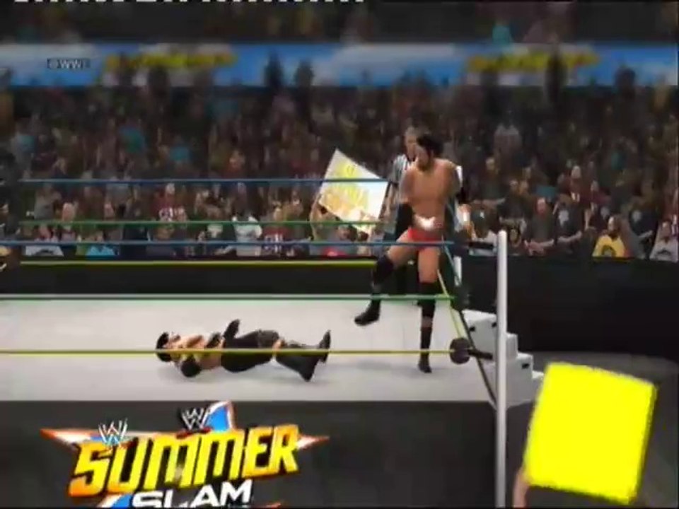 WWE SummerSlam 2014; 2-on-3 Handicap match