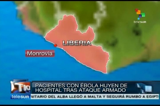 Liberia: comando destruye hospital, 29 infectados por ébola huyen
