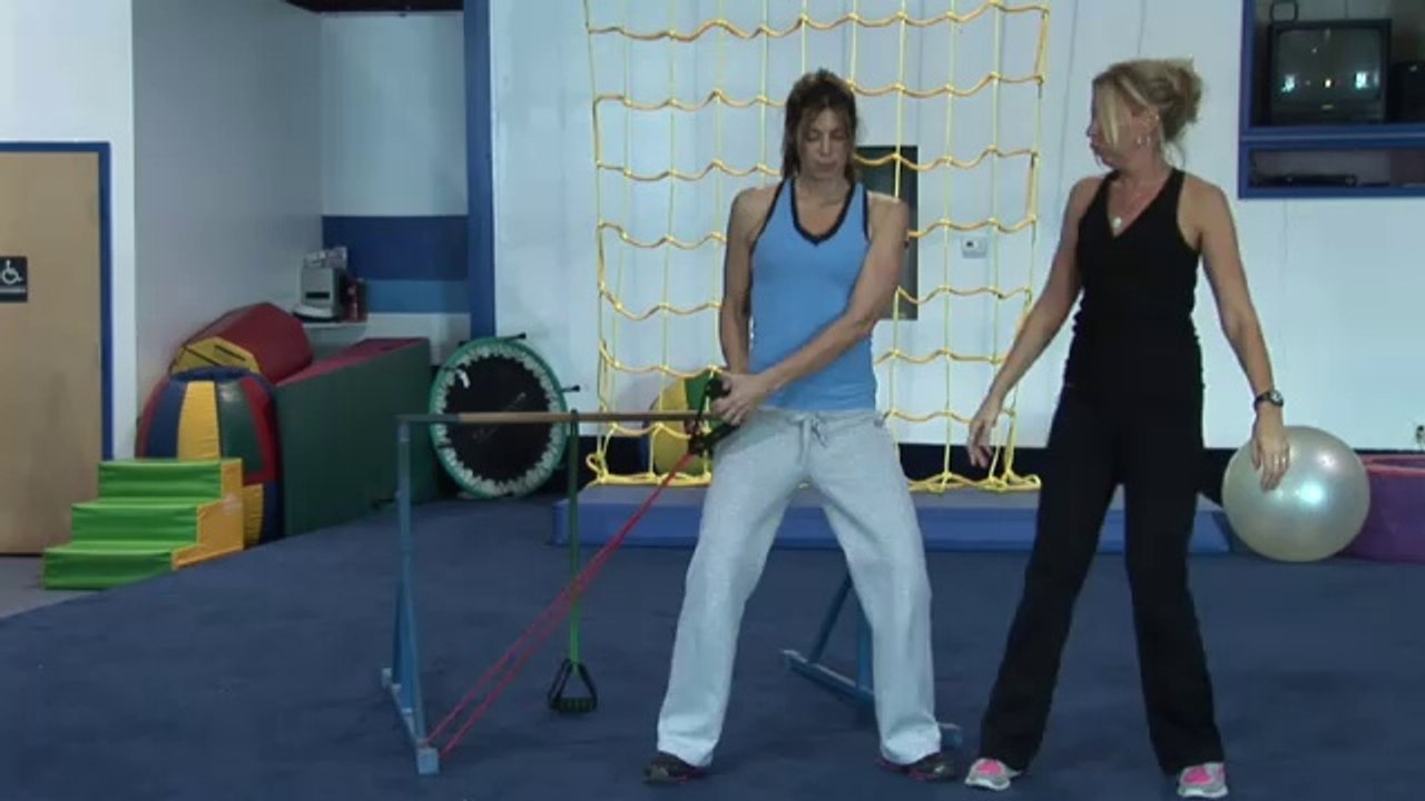 Resistance Band Workouts _ Resistance Band Exercises for Love Handles