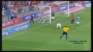 Barcelona Vs Club Leon 6-0 All Goals And Highlights - Trofeo Joan Gamper ( Suarez Debut )