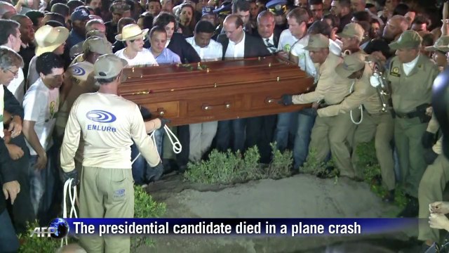 Tens of thousands mourn Brazil presidential candidate Campos