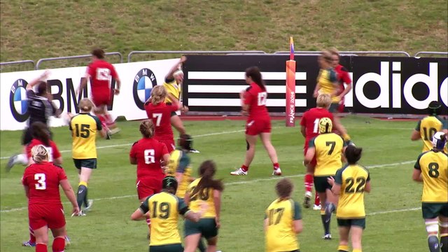 [HIGHLIGHTS] Australia and New Zealand win at Women's Rugby Wold Cup 2014