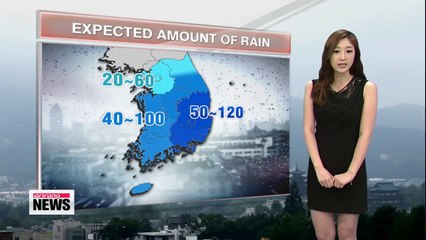 Rain forecast until tomorrow evening