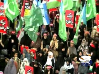 JI holds Gaza ‘Million March’ in Karachi-18 Aug 2014