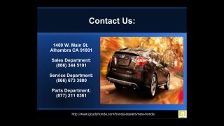 Best car dealers for new Honda Car 2104 in Los Angeles