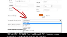 Ordering .NG-Second-Level-domains from HostFlexi