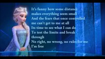 Frozen Let it go Idina Menzel Full Lyric video