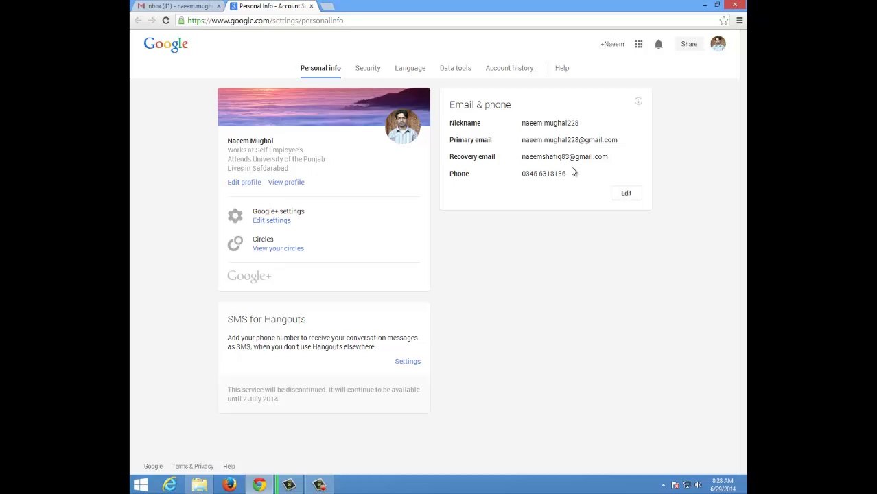 How to secure your Account from other with out any Software in Urdu And Hindi