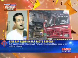 SP-BJP spar over UP riots report