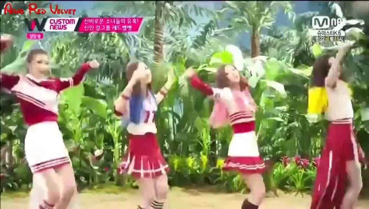 ARAB RED VELVET NEW } 140804 - Red Velvet Mnet Wide - Arabic Sub }